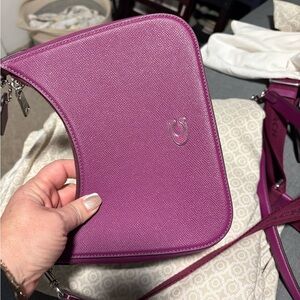 Coach Fuchsia Leather Crossbody Bag